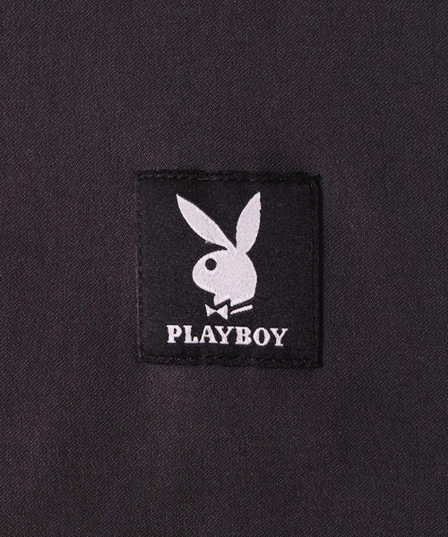 PLAYBOY（プレイボーイ）の「(DV)【PLAYBOY GOLF】ストレッチ ツイル フード ジャケット（ブルゾン・メンズ・ブラック/チャコールグレー・MEDIUM/LARGE/X-LARGE）」の13枚目の写真
