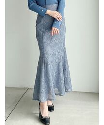 【WEB限定】カットワークレースマーメイドスカート