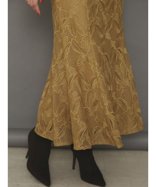 RESEXXY（リゼクシー）の「【WEB限定】カットワークレースマーメイドスカート（スカート・レディース・ブルー/ブラック/マスタード・FREE）」の18枚目の写真