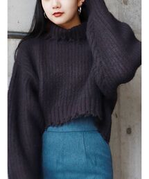 MURUA | ショートクラッシュニット(ニット/セーター)