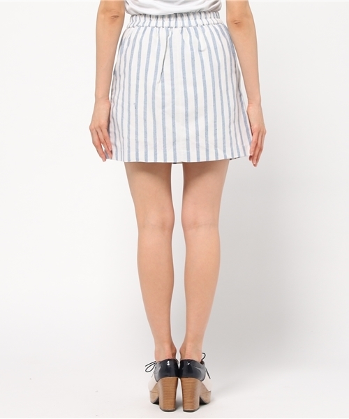 Chico(チコ)の「ストライプイージーBOXスカート(スカート・レディース・ブルー・FREE)」の4枚目の写真