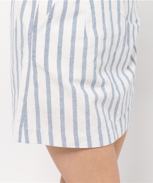 Chico(チコ)の「ストライプイージーBOXスカート(スカート・レディース・ブルー・FREE)」の8枚目の写真