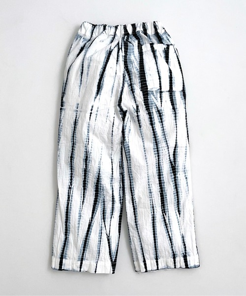 【セール】オーガニックコットン嵐絞り ベイカーパンツ OG RIP［JP DYED］BAKER PANTS（その他パンツ）｜ARCH & LINE（アーチアンドライン）