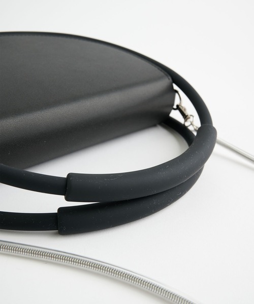 NaNa-NaNa（ナナナナ）の「HOOP RECYCLED LEATHER（ショルダーバッグ・メンズ・ブラック・FREE）」の10枚目の写真