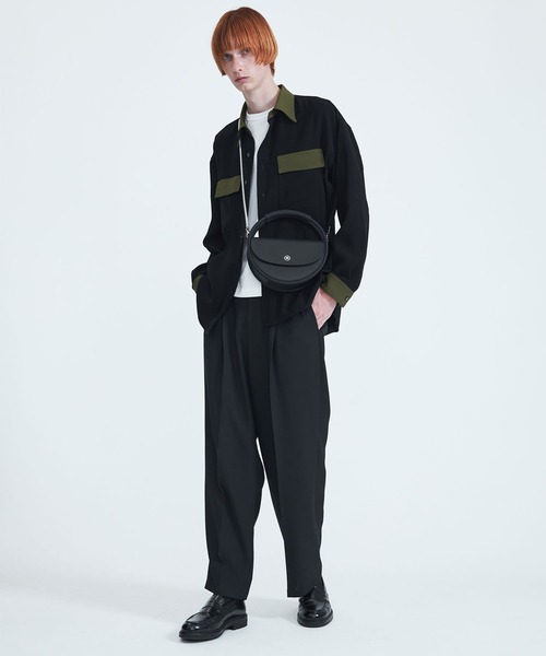 NaNa-NaNa（ナナナナ）の「HOOP RECYCLED LEATHER（ショルダーバッグ・メンズ・ブラック・FREE）」の11枚目の写真