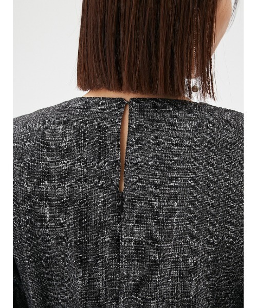 FRAY I.D(フレイアイディー)の「パフスリーブオールインワン(つなぎ/オールインワン・レディース・ネイビー/その他/ライトベージュ・0/1)」の8枚目の写真