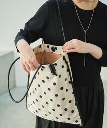 le.coeur blanc | ドットプリントトートバッグ(トートバッグ)
