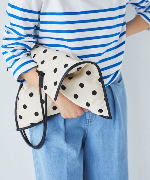 le.coeur blanc（ルクールブラン）の「ドットプリントトートバッグ（トートバッグ・レディース・ブラック系その他/ホワイト系その他/ブラウン系その他2・FREE）」の13枚目の写真