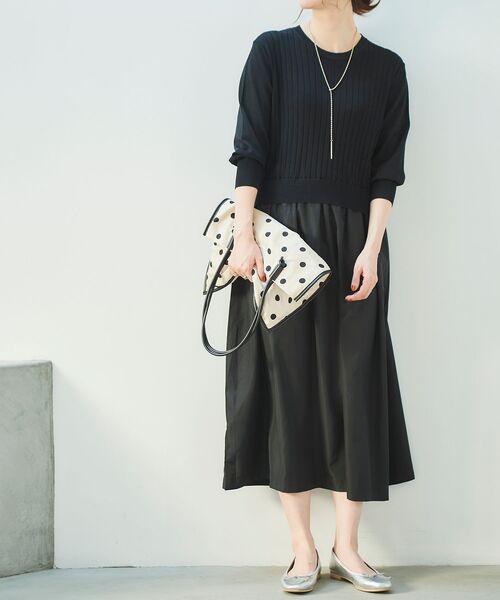 le.coeur blanc（ルクールブラン）の「ドットプリントトートバッグ（トートバッグ・レディース・ブラック系その他/ホワイト系その他/ブラウン系その他2・FREE）」の16枚目の写真