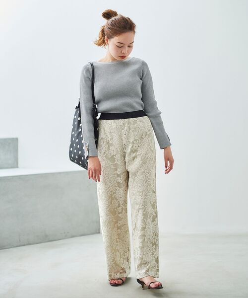 le.coeur blanc（ルクールブラン）の「ドットプリントトートバッグ（トートバッグ・レディース・ブラック系その他/ホワイト系その他/ブラウン系その他2・FREE）」の20枚目の写真