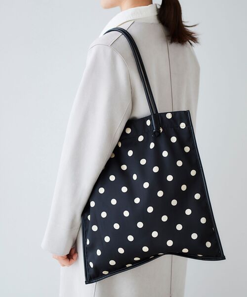 le.coeur blanc（ルクールブラン）の「ドットプリントトートバッグ（トートバッグ・レディース・ブラック系その他/ホワイト系その他/ブラウン系その他2・FREE）」の21枚目の写真
