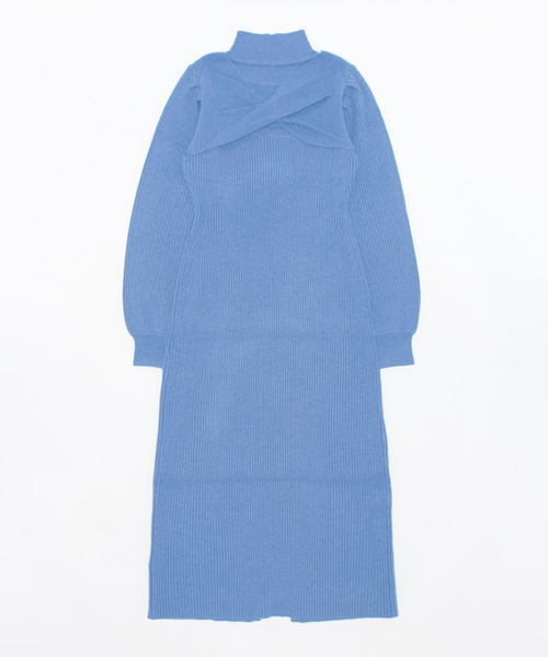 【セール】BACK CROSS KNIT ドレス（ワンピース）｜MOUSSY（マウジー）