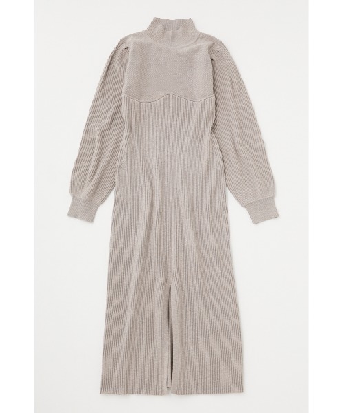 【セール】BACK CROSS KNIT ドレス（ワンピース）｜MOUSSY（マウジー）