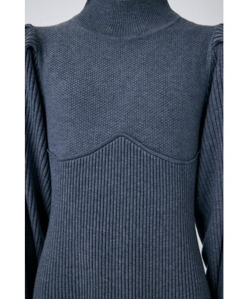 【セール】BACK CROSS KNIT ドレス（ワンピース）｜MOUSSY（マウジー）
