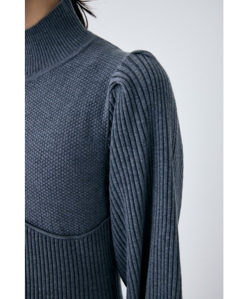 【セール】BACK CROSS KNIT ドレス（ワンピース）｜MOUSSY（マウジー）