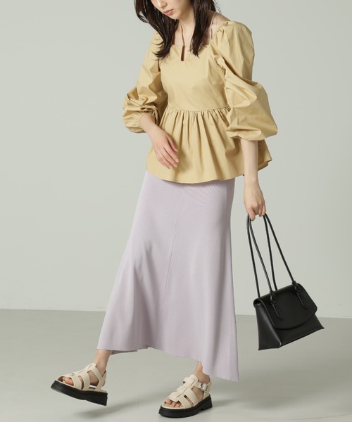 FREE'S MART（フリーズマート）の「◆ロングショルダーバッグ（ショルダーバッグ・レディース・ホワイト/ブラック/グリーン・ﾌﾘ-）」の6枚目の写真