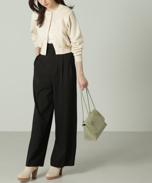 FREE'S MART（フリーズマート）の「◆ロングショルダーバッグ（ショルダーバッグ・レディース・ホワイト/ブラック/グリーン・ﾌﾘ-）」の5枚目の写真