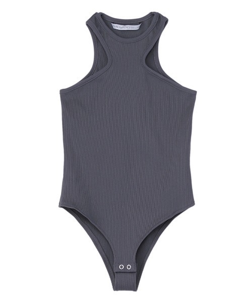 JOHN LAWRENCE SULLIVAN(ジョンローレンスサリバン)の「BODYSUIT TANK-TOP(Tシャツ/カットソー・レディース・ホワイト/ベージュ/ブラック/グレー・ONE SIZE)」の3枚目の写真