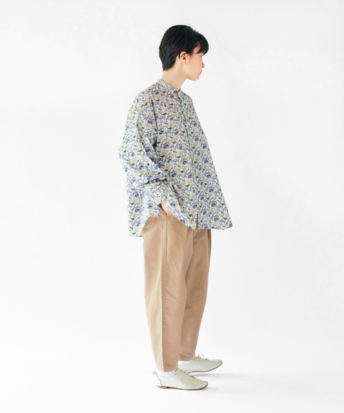 SETTO（セット）の「PISOKA：テーパードタックパンツ（チノパンツ・レディース・ベージュ/カーキ・FREE）」の8枚目の写真