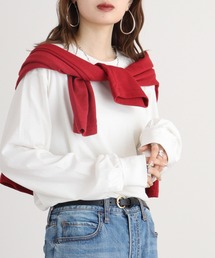 atONE プチハイネックロングスリーブプルオーバー 長袖