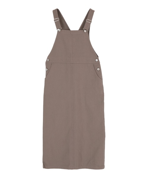 titivate（ティティベイト）の「Iﾗｲﾝｻﾛﾍﾟｯﾄ/ｼﾞｬﾝﾊﾟｰｽｶｰﾄ（ジャンパースカート・レディース・アイボリー/オリーブ/チャコール・S/M）」の5枚目の写真