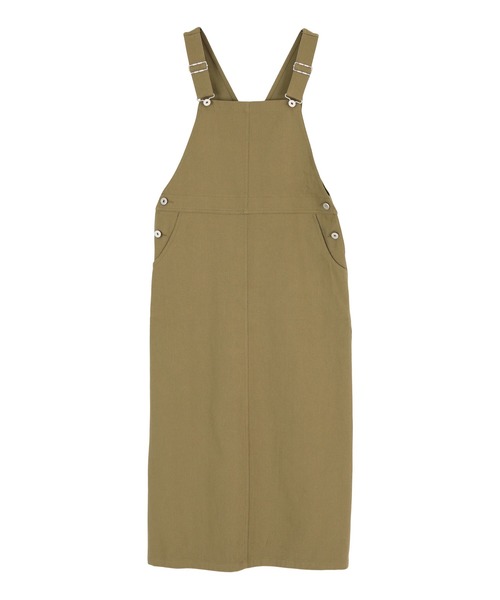 titivate（ティティベイト）の「Iﾗｲﾝｻﾛﾍﾟｯﾄ/ｼﾞｬﾝﾊﾟｰｽｶｰﾄ（ジャンパースカート・レディース・アイボリー/オリーブ/チャコール・S/M）」の6枚目の写真