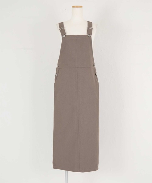 titivate（ティティベイト）の「Iﾗｲﾝｻﾛﾍﾟｯﾄ/ｼﾞｬﾝﾊﾟｰｽｶｰﾄ（ジャンパースカート・レディース・アイボリー/オリーブ/チャコール・S/M）」の16枚目の写真