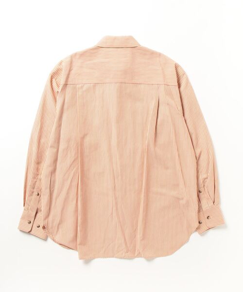 TAUPE（トープ）の「Mesh Pocket Stripe shirts（シャツ/ブラウス・メンズ・サックスブルー/イエロー・2/3）」の3枚目の写真