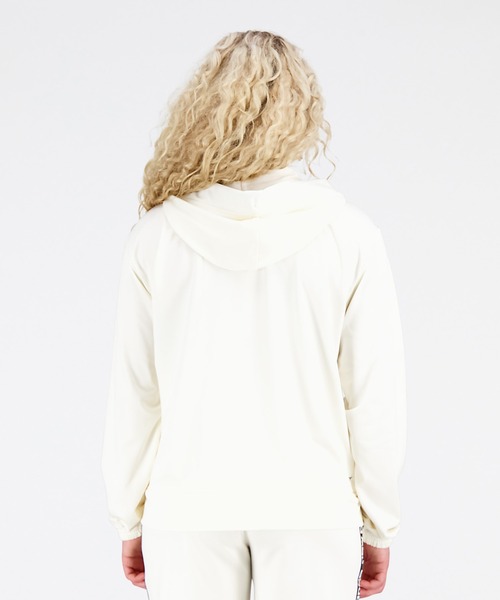 NEW BALANCE（ニューバランス）の「Relentless テリーフルジップフーディー（パーカー・レディース・ブラック/アイボリー・SMALL/LARGE/MEDIUM/X-LARGE）」の7枚目の写真