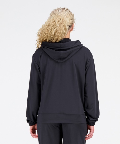 NEW BALANCE（ニューバランス）の「Relentless テリーフルジップフーディー（パーカー・レディース・ブラック/アイボリー・SMALL/LARGE/MEDIUM/X-LARGE）」の11枚目の写真