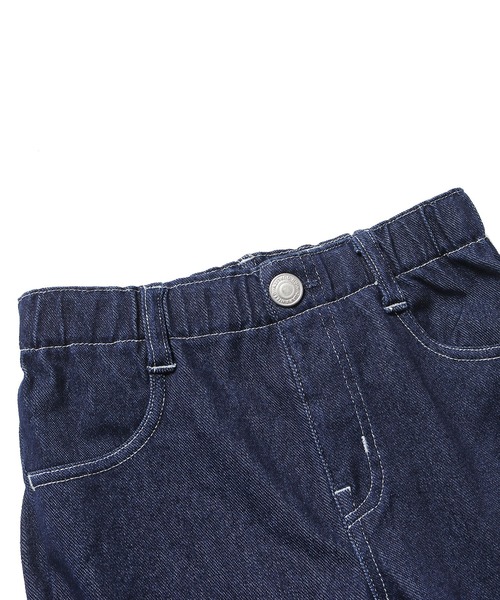 Ampersand（アンパサンド）の「Ampersand/アンパサンド ニットレギンス 7分丈（デニムパンツ・キッズ・ベージュ/ネイビー/ラベンダー/ブルー/カーキ・140/120/130）」の9枚目の写真