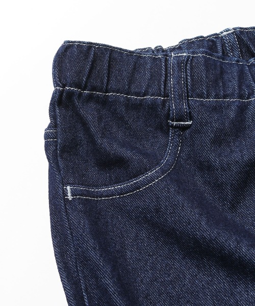 Ampersand（アンパサンド）の「Ampersand/アンパサンド ニットレギンス 7分丈（デニムパンツ・キッズ・ベージュ/ネイビー/ラベンダー/ブルー/カーキ・140/120/130）」の6枚目の写真