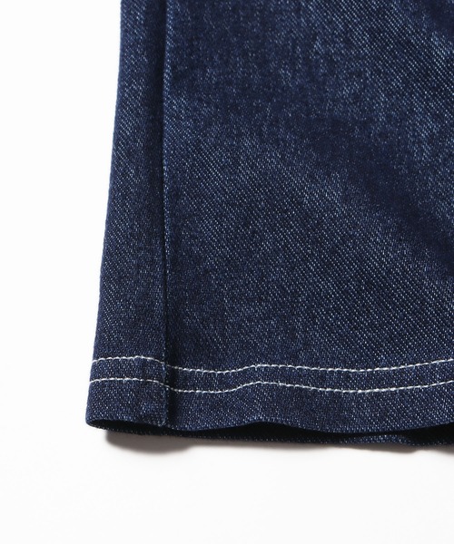 Ampersand（アンパサンド）の「Ampersand/アンパサンド ニットレギンス 7分丈（デニムパンツ・キッズ・ベージュ/ネイビー/ラベンダー/ブルー/カーキ・140/120/130）」の16枚目の写真