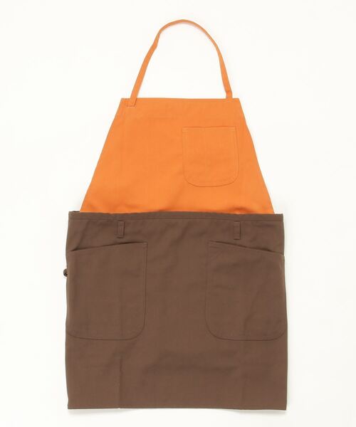 THE BAREFOOT（ベアフット）の「２WAY バイカラー エプロン APRON FK7158 BMI（エプロン・レディース・ベージュ/オレンジ/グリーン系・FREE）」の9枚目の写真