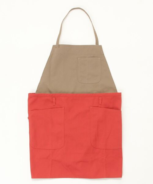 THE BAREFOOT（ベアフット）の「２WAY バイカラー エプロン APRON FK7158 BMI（エプロン・レディース・ベージュ/オレンジ/グリーン系・FREE）」の7枚目の写真