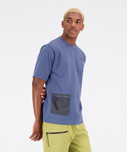 NEW BALANCE(ニューバランス)の「NB AT ポケット ショートスリーブTシャツ(Tシャツ/カットソー・メンズ・インディゴブルー・LARGE/MEDIUM/SMALL/XX-LARGE/X-LARGE)」の2枚目の写真