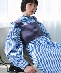 ADAM ET ROPE' | 【サステナブル・SETアイテム】ニットビスチェシャツワンピース(ワンピース)