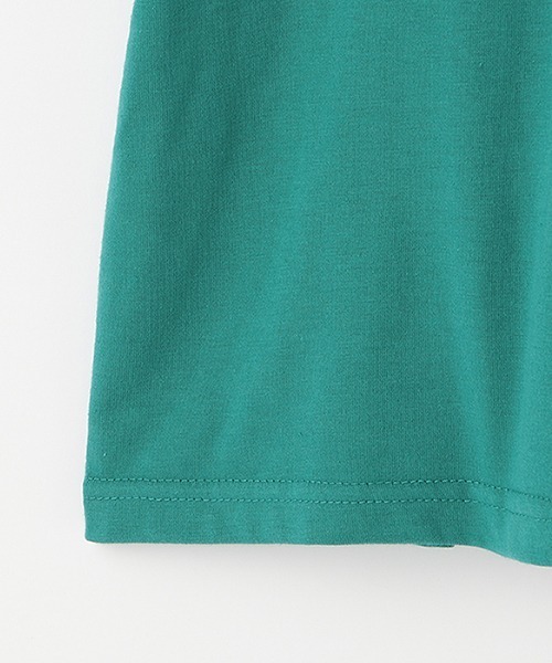 LOVETOXIC(ラブトキシック)の「カレッジロゴ990半T(Tシャツ/カットソー・キッズ・グリーン/ベージュ/サックスブルー/オフホワイト/ブラック・M/L/S/SS)」の11枚目の写真