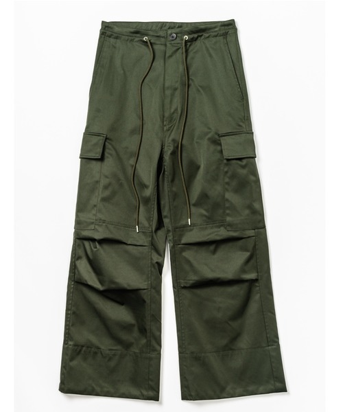 Wizzard(ウィザード)の「wizzard/ウィザード/SATIN CARGO PANTS(カーゴパンツ・メンズ・カーキ/ブラック・0/1/2/3)」の2枚目の写真
