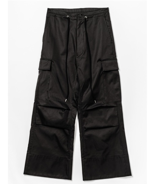 Wizzard(ウィザード)の「wizzard/ウィザード/SATIN CARGO PANTS(カーゴパンツ・メンズ・カーキ/ブラック・0/1/2/3)」の1枚目の写真