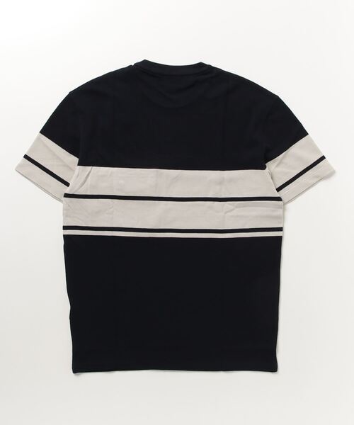 ARMANI EXCHANGE(アルマーニエクスチェンジ)の「【A|X アルマーニ エクスチェンジ】ラインデザイン 半袖クルーネックカットソー(Tシャツ/カットソー・メンズ・ホワイト/ネイビー・LARGE/MEDIUM/SMALL/X-LARGE/X-SMALL)」の4枚目の写真