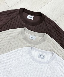 KIIT | KIIT キート / MVS CREW NECK キルティングクルーネックスウェット(セットアップ) トレーナー / KIP-T95-001(スウェット)