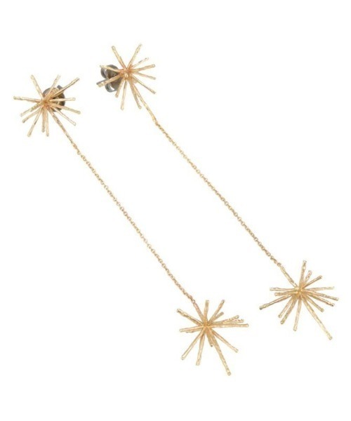 BIRTHDAY BAR(バースデイバー)の「【LIMITED NUMBER】ブライトスター スウィングピアス(ピアス(両耳用)・レディース・シルバー/ゴールド・フリー)」の5枚目の写真