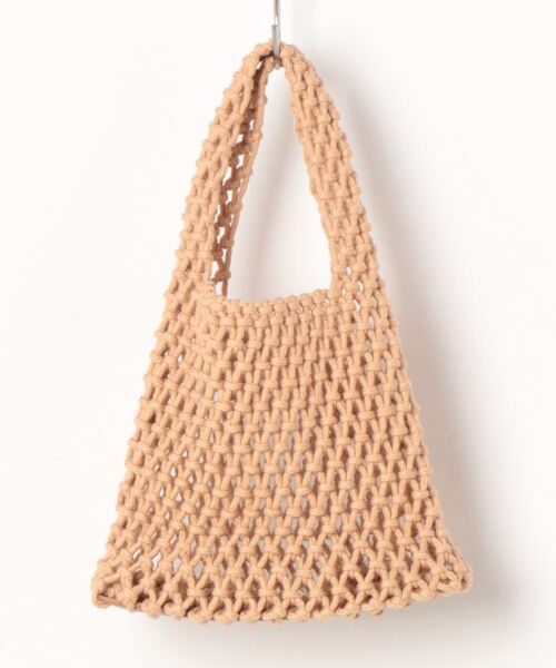 Fun & Daily（ファンアンドデイリー）の「F&D : コットンロープハンドバッグ（かごバッグ・レディース・ブラウン/イエロー/グリーン/ホワイト/ブラック・FREE）」の3枚目の写真