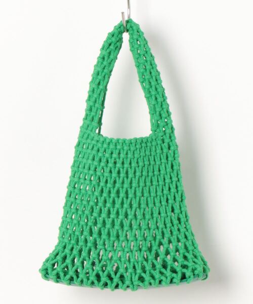 Fun & Daily（ファンアンドデイリー）の「F&D : コットンロープハンドバッグ（かごバッグ・レディース・ブラウン/イエロー/グリーン/ホワイト/ブラック・FREE）」の4枚目の写真