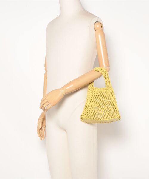 Fun & Daily（ファンアンドデイリー）の「F&D : コットンロープハンドバッグ（かごバッグ・レディース・ブラウン/イエロー/グリーン/ホワイト/ブラック・FREE）」の11枚目の写真