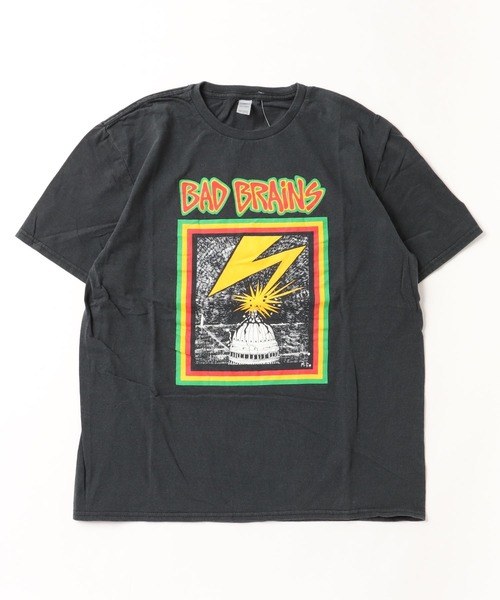 2AM(ツーエイエム)の「【THRIFTY LOOK/スリフティールック】"BAD BRAINS(バッドブレインズ)"TEE ロック/ビンテージ/ユーズドライクTシャツ(Tシャツ/カットソー・メンズ・ブラック・LARGE/X-LARGE)」の1枚目の写真