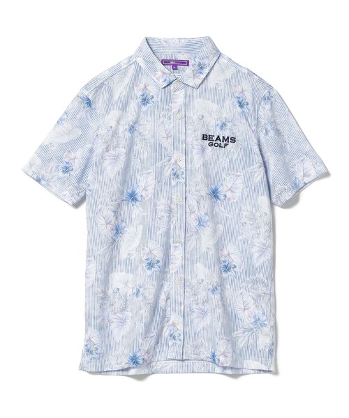 BEAMSGOLF PURPLE LABEL タラッティ ストライプ ポロシャツ BEAMS GOLF（ビームス ゴルフ）〈WOMEN〉 PURPLE LABEL / バイカラー