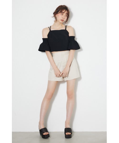 rienda（リエンダ）の「2WAYラップベルトショートパンツ（その他パンツ・レディース・ライトグリーン/アイボリー/ブラック・SMALL/X-SMALL/MEDIUM）」の8枚目の写真