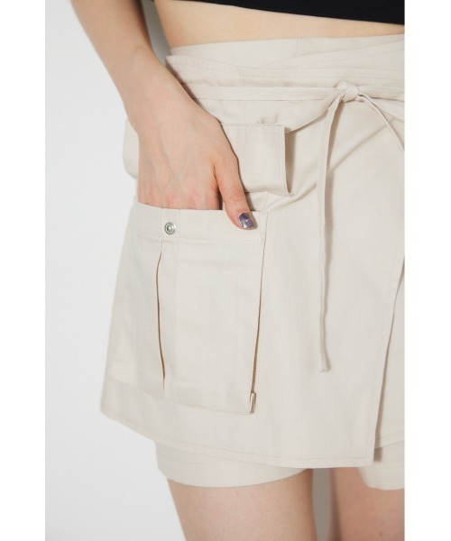 rienda（リエンダ）の「2WAYラップベルトショートパンツ（その他パンツ・レディース・ライトグリーン/アイボリー/ブラック・SMALL/X-SMALL/MEDIUM）」の13枚目の写真